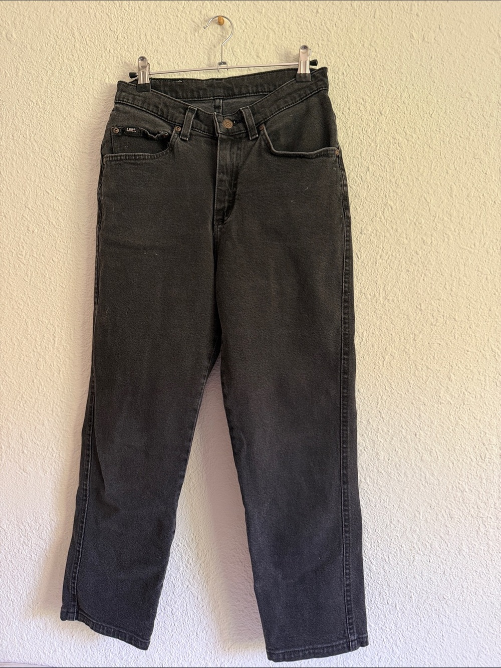 Lee Black Women's Ankle-Length Cropped Jeans